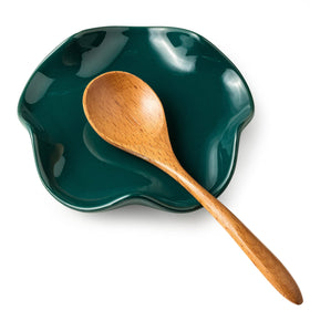 Miamolo flower spoon rest on stovetop keeps counters clean and ready