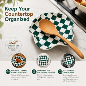 Miamolo spoon holder organizes spoons and spatulas on the kitchen counter