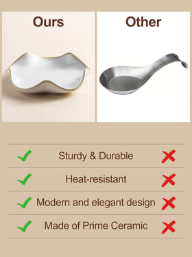 Miamolo ceramic piece doubles as a dessert dish or small tray.