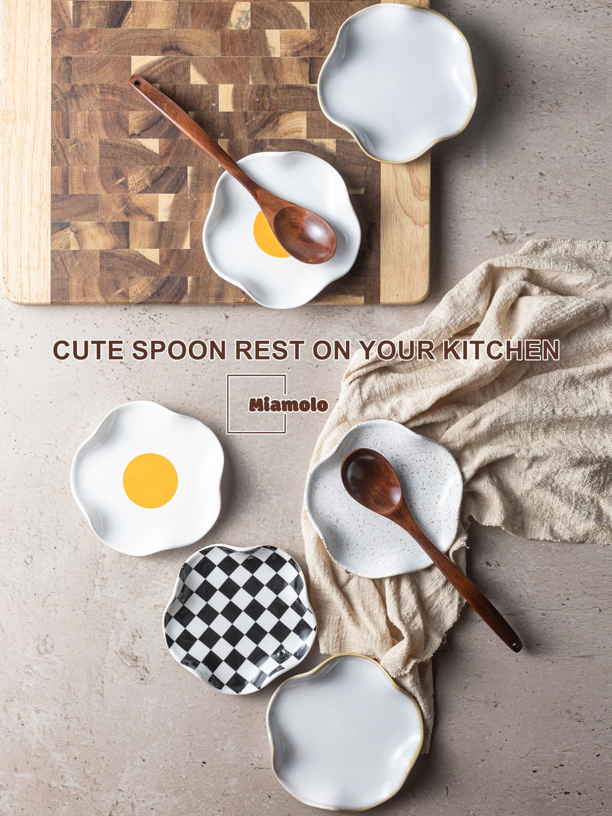 Miamolo spoon rest is easy to clean after cooking
