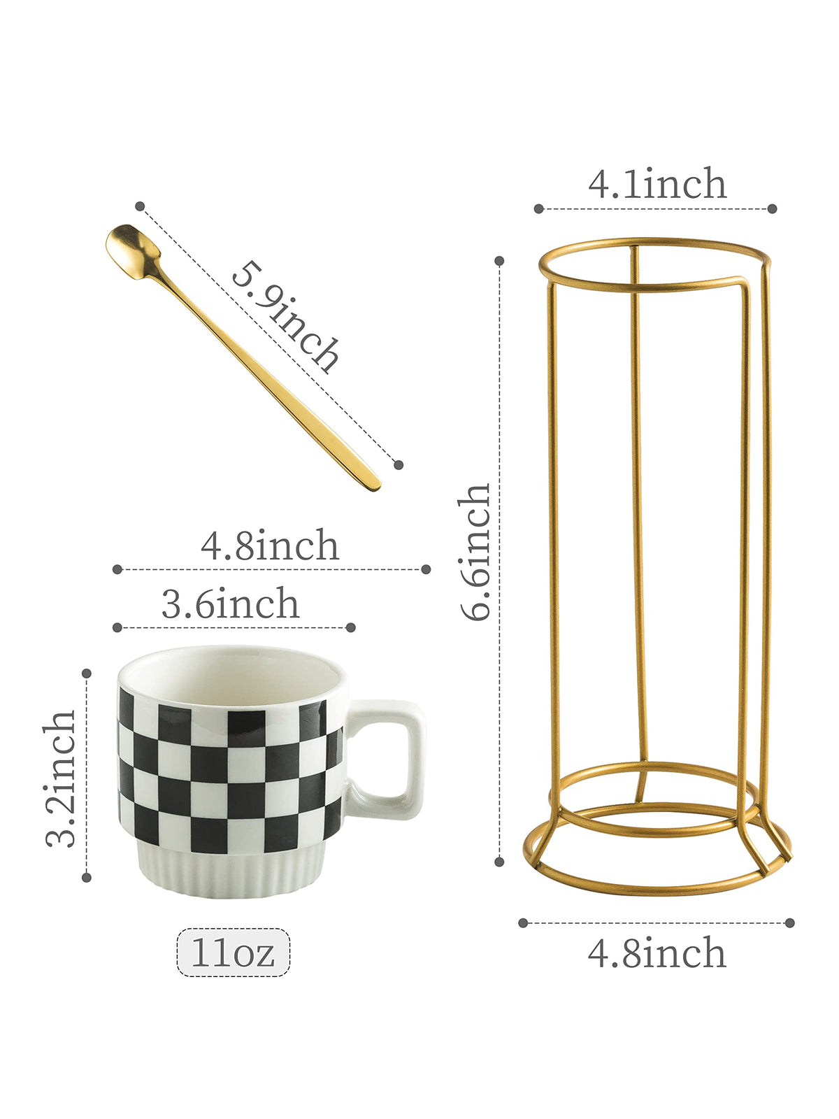 Miamolo square-handle mug design for a comfortable grip.