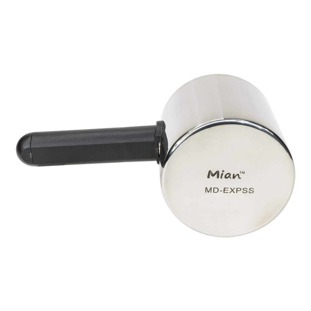 Mian 4 Cup carafe side view shows broad compatibility with most espresso machines.