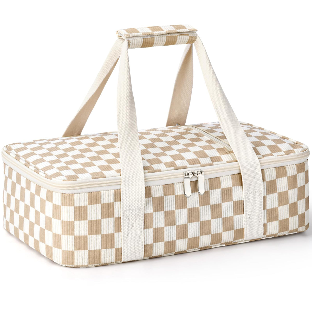 MIAOJIE insulated casserole carrier fits 9x13 dishes for easy transport