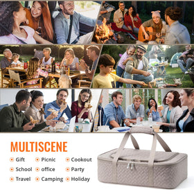 MIAOJIE carrier in use at a picnic, combining practicality with style