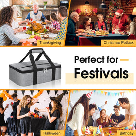 MIAOJIE versatile bag ideal for potlucks, picnics, and tailgates