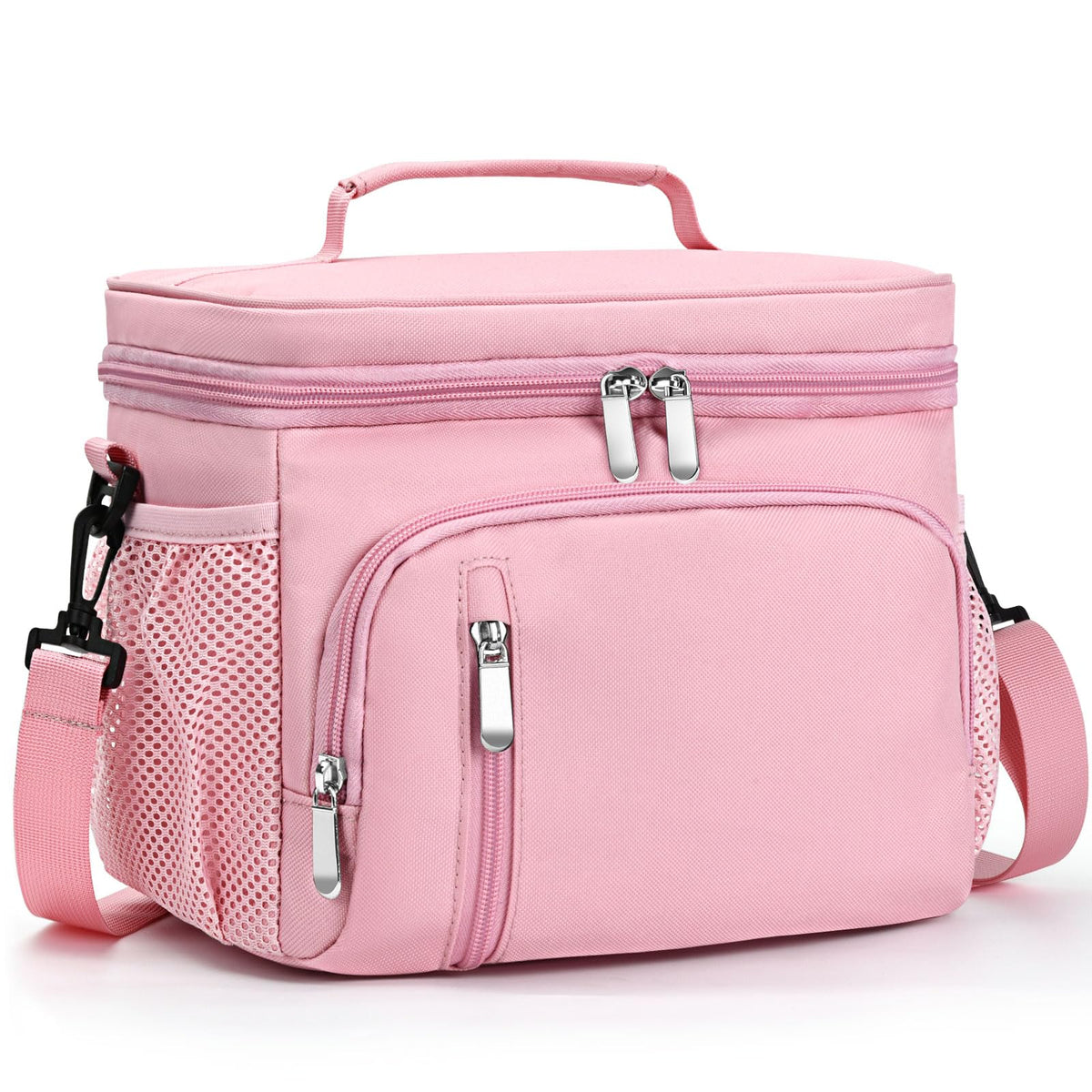 MIAOJIE insulated lunch bag with front pocket for easy access and organized meals