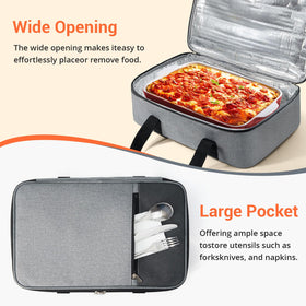 MIAOJIE interior with aluminum foil and foam padding to help maintain temperature