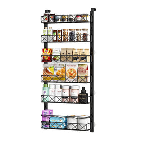 MIAOLI door-mount with adhesive pads keeps organizer secure