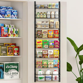 MIAOLI adjustable spice rack baskets help customize spacing for tall bottles