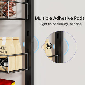 MIAOLI door organizer for multi-purpose storage in kitchen and bathroom