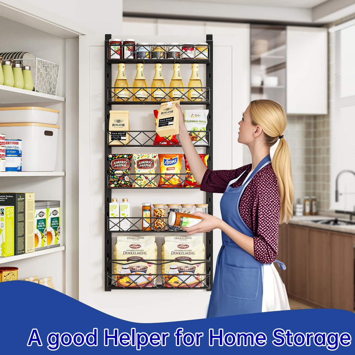 MIAOLI kitchen spice storage rack for bottles and jars