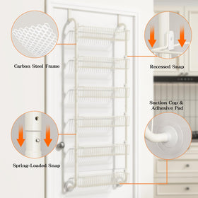MIAOLI large-capacity rack stores numerous jars and snacks neatly.
