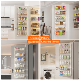 MIAOLI laundry room organizer tidy bottles and detergents effectively.