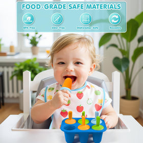 Miaowoof colorful reusable sticks with drip tray encourage flavor mixing and mess control