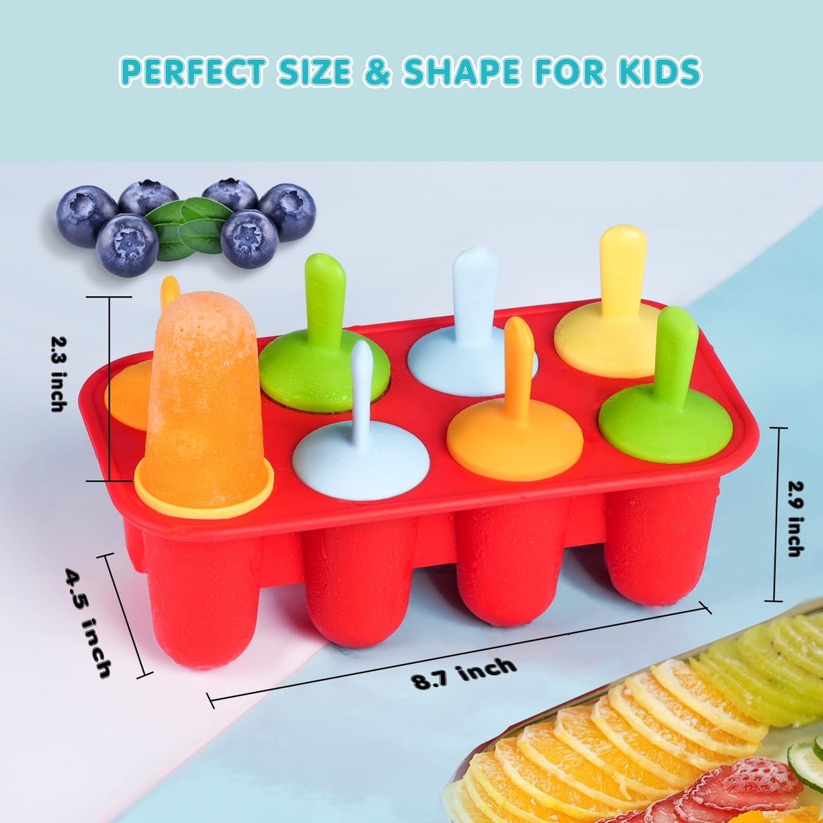 Miaowoof popsicle molds are dishwasher-safe for effortless cleanup.