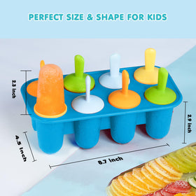 Easy-release popsicle molds from Miaowoof