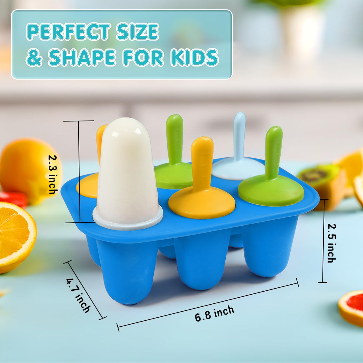Miaowoof popsicle set is dishwasher-safe and easy to remove for busy mornings