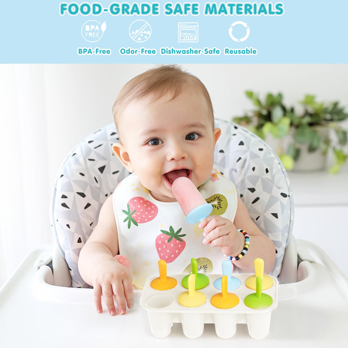 Miaowoof reusable sticks with drip tray for mess-free popsicles