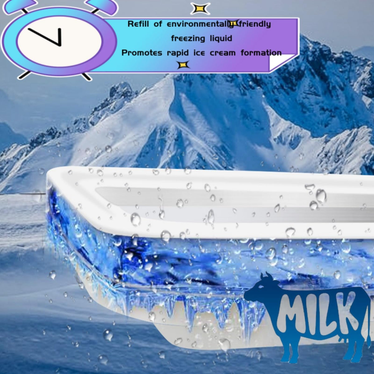 MICEAN three-serving output white machine demonstrates making multiple servings