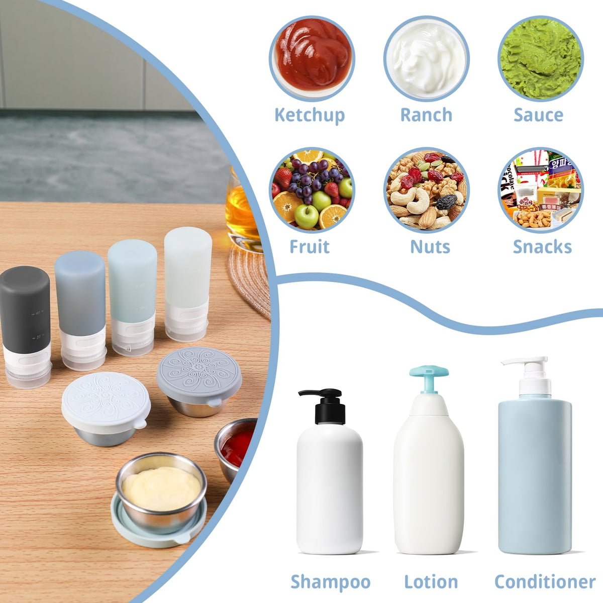 MICEBAY on-the-go lunch essentials fit in bags and boxes.