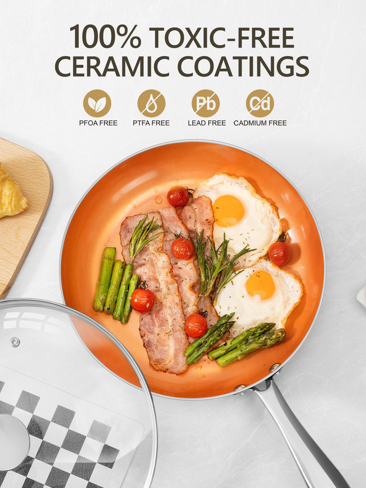 Michelangelo ceramic-titanium coating close-up shows durable, scratch-resistant release