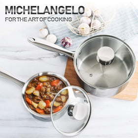 Michelangelo dishwasher-safe cookware for easy cleanup