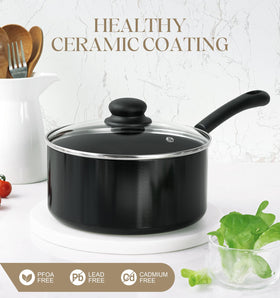 MICHELANGELO 2qt interior ideal for sauces and reheating.