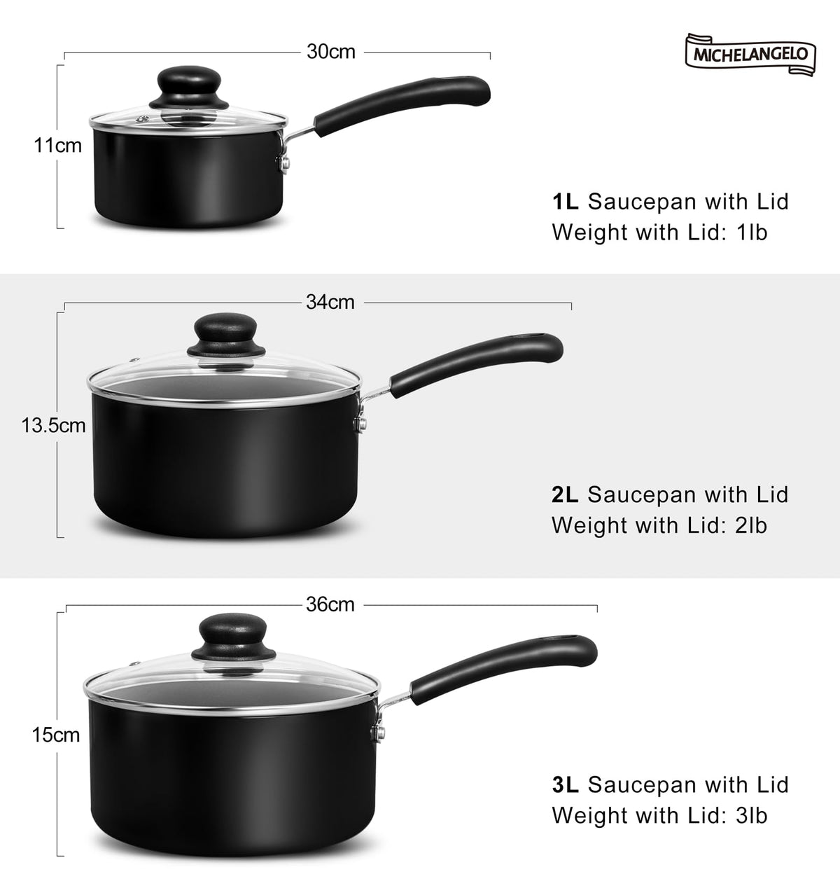 MICHELANGELO ergonomic handle close-up highlighting durable craftsmanship.