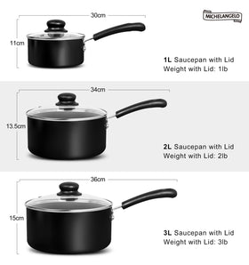 MICHELANGELO ergonomic handle close-up highlighting durable craftsmanship.