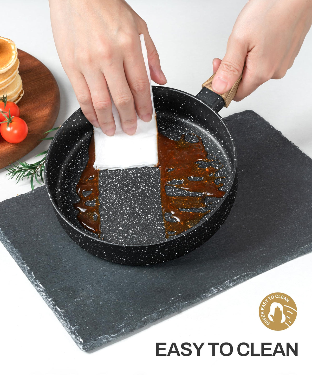 MICHELANGELO eco-friendly process supports safer, healthier cooking.
