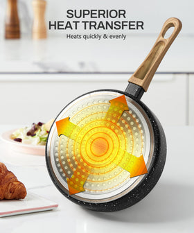 MICHELANGELO small pan cleans easily after every use.