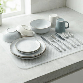 Non-slip design helps keep pet bowls secure on any surface.
