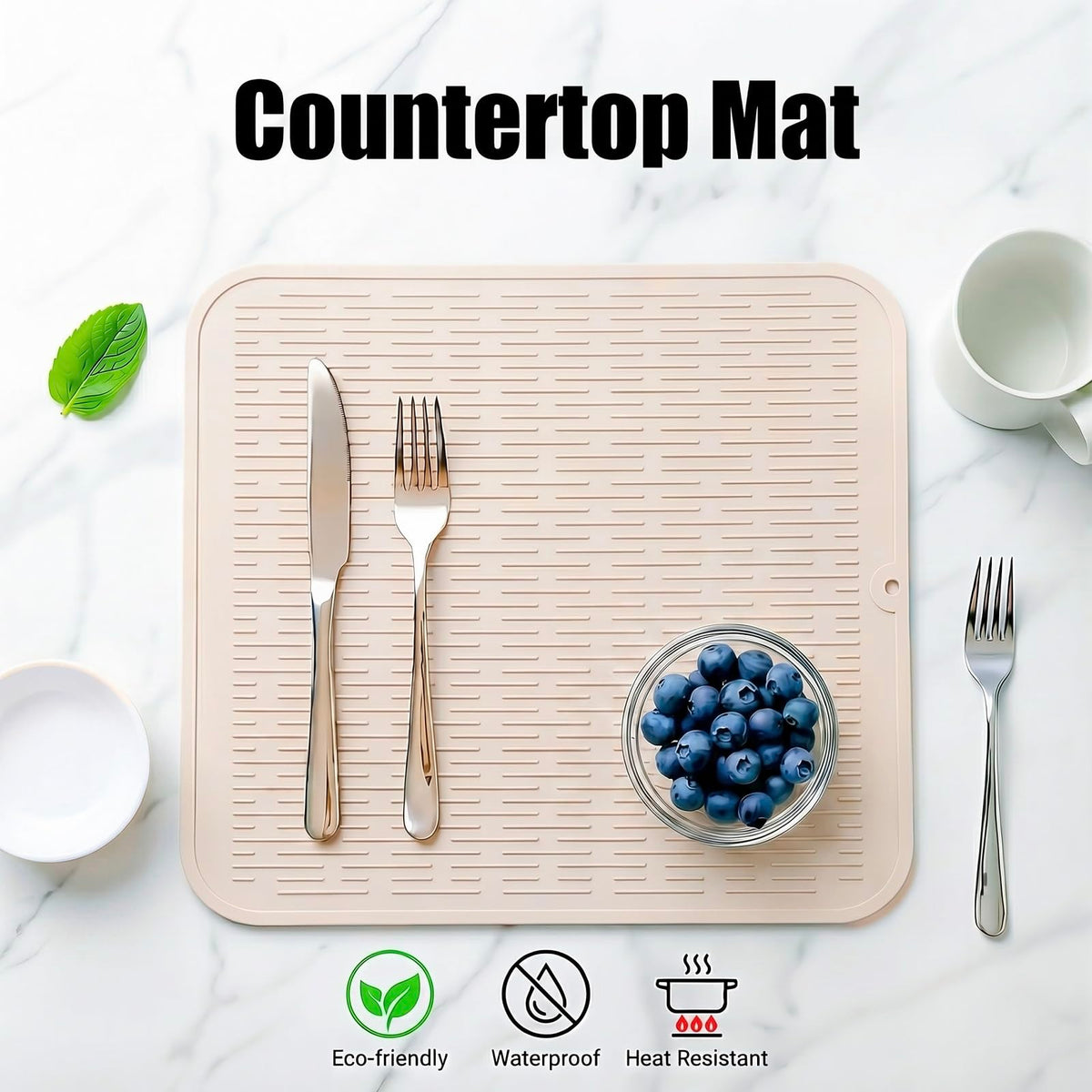 MicoYang silicone mat used as fridge or drawer liner to protect surfaces