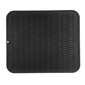 MicoYang silicone drying mat on counter, versatile surface for dishes and utensils.