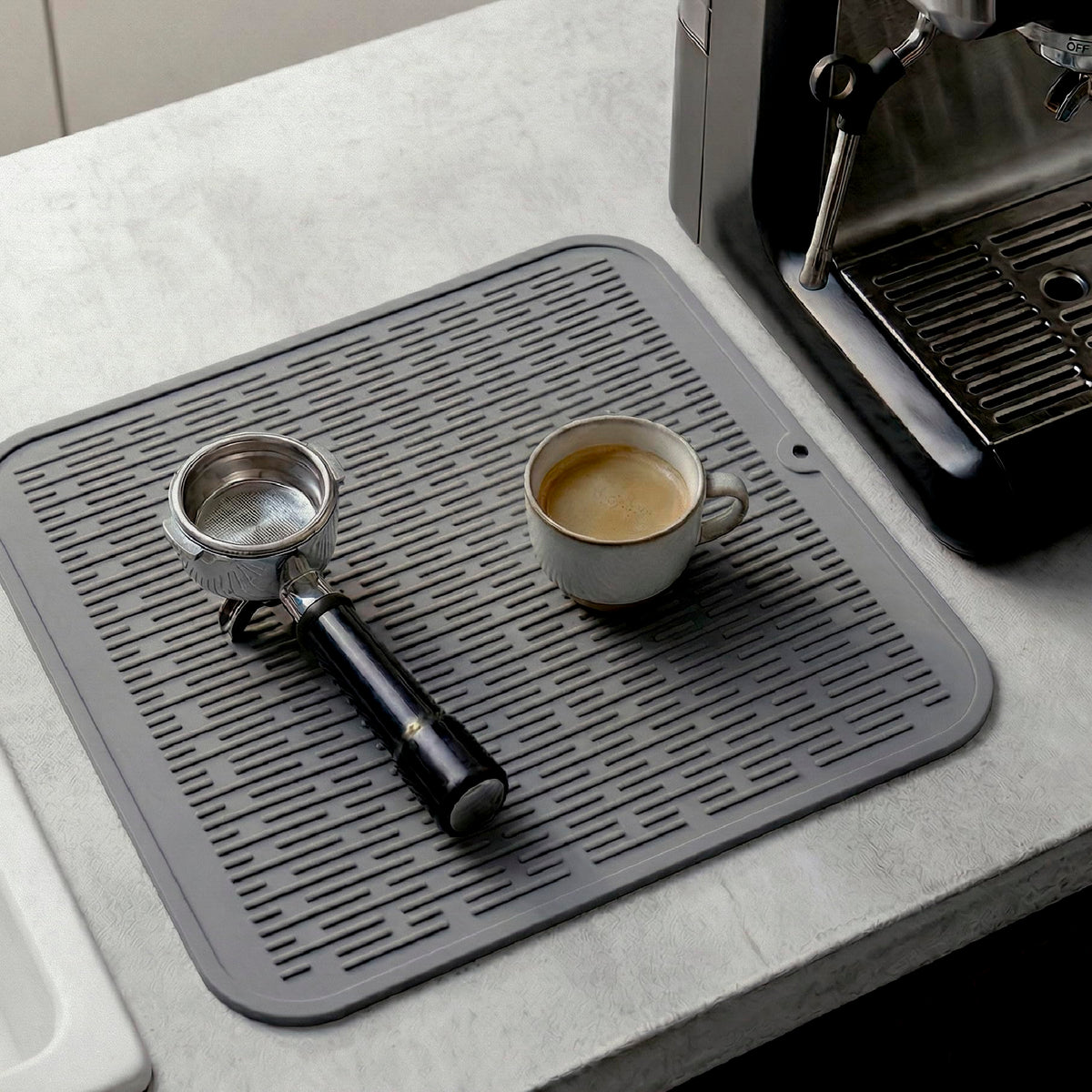 MicoYang 18x16 inch grey mat fits counters and drawers.
