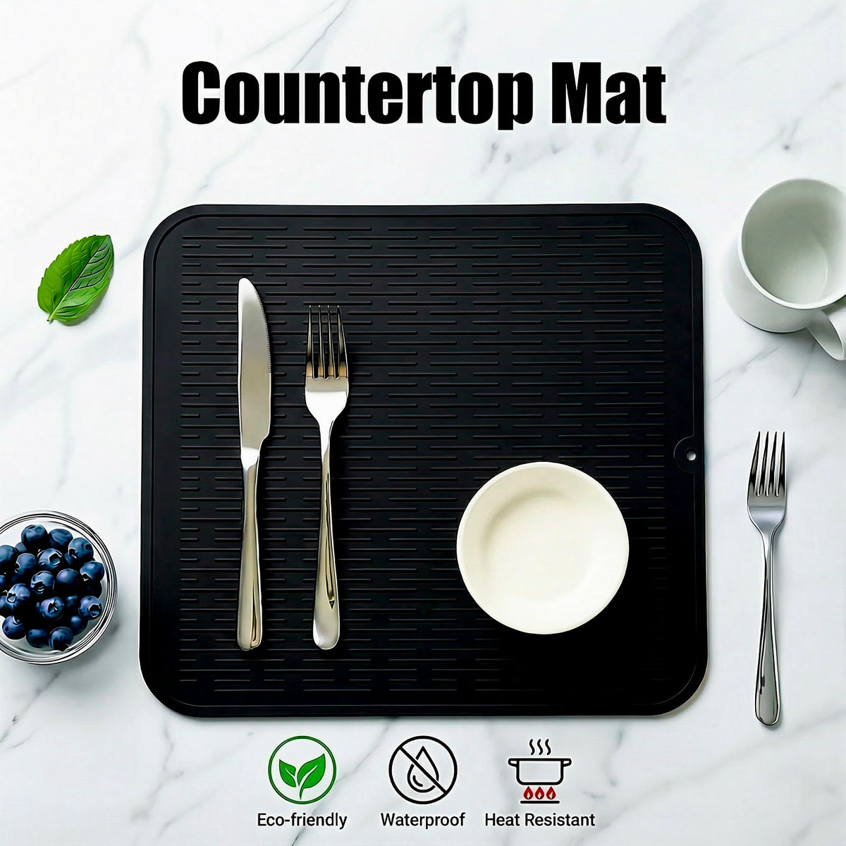 MicoYang silicone mat used as refrigerator liner to protect shelves.