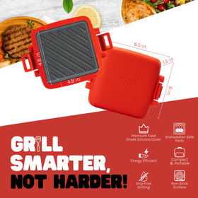 Micro Grill Classic dishwasher-safe interior for easy cleanup.