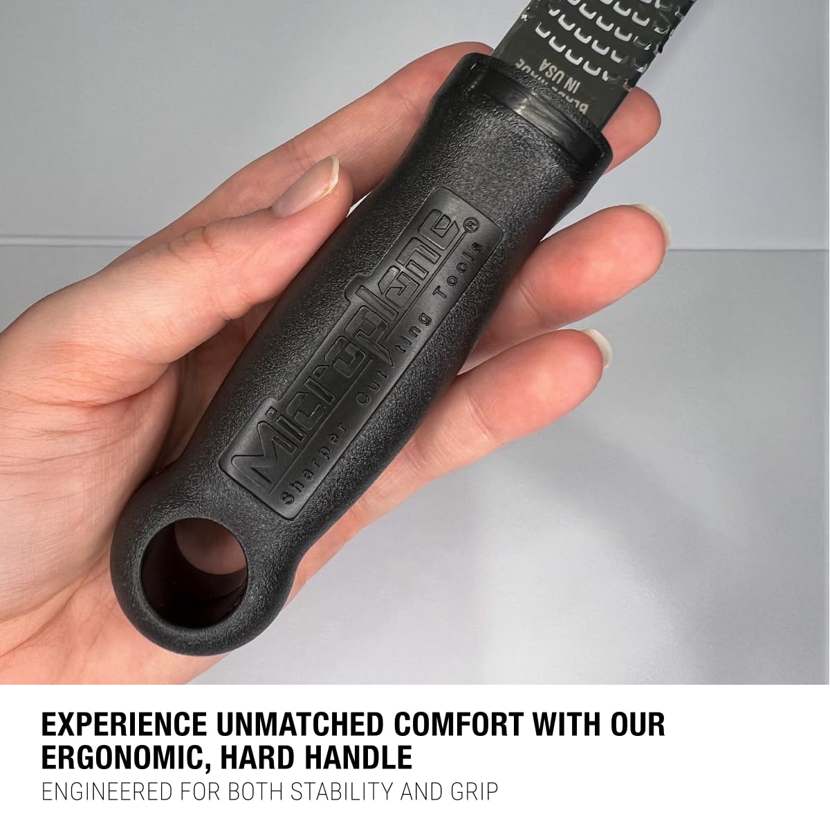 Microplane Classic Zester Black magnetic strip storage ready