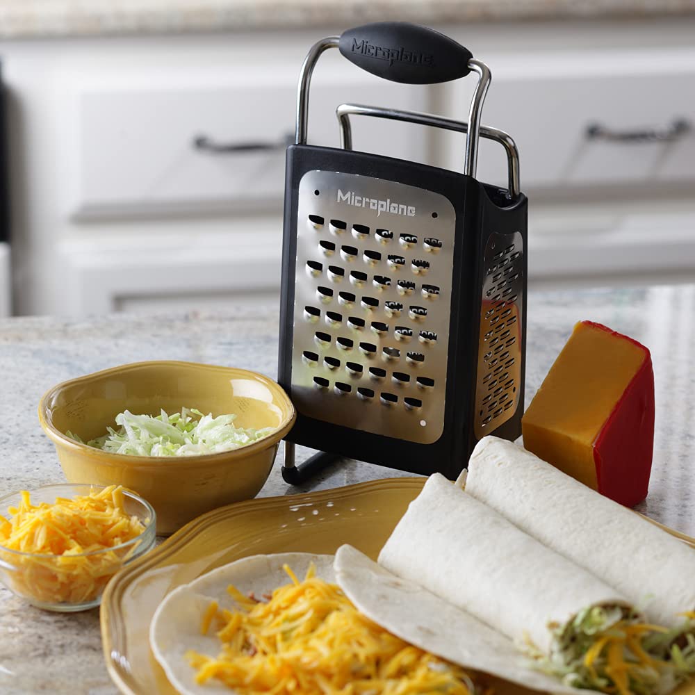 Microplane fine blade zesting citrus for fresh flavor