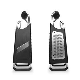 Microplane ultra-coarse blade grates cheddar quickly and evenly