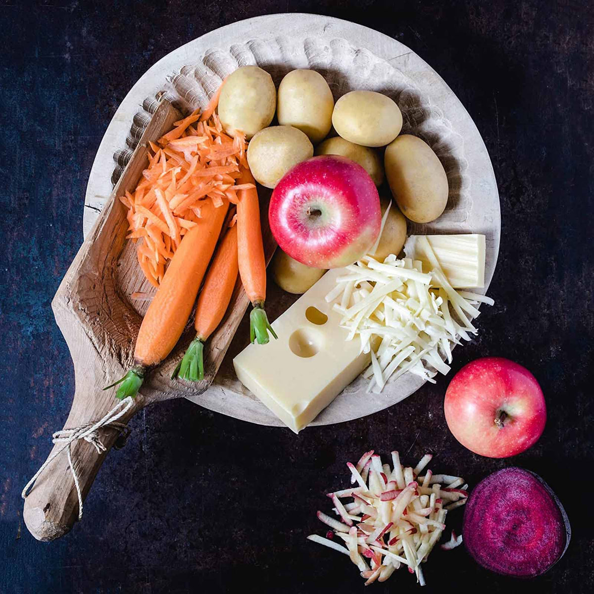 Microplane Gourmet Series cheese grater with US-made ultra-sharp blades for hard cheeses