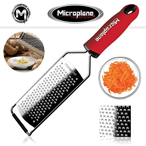 Microplane Gourmet Series dishwasher-safe stainless steel for quick cleaning