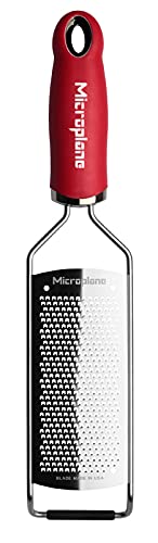 Microplane Gourmet Series dishwasher-safe stainless steel for easy cleanup