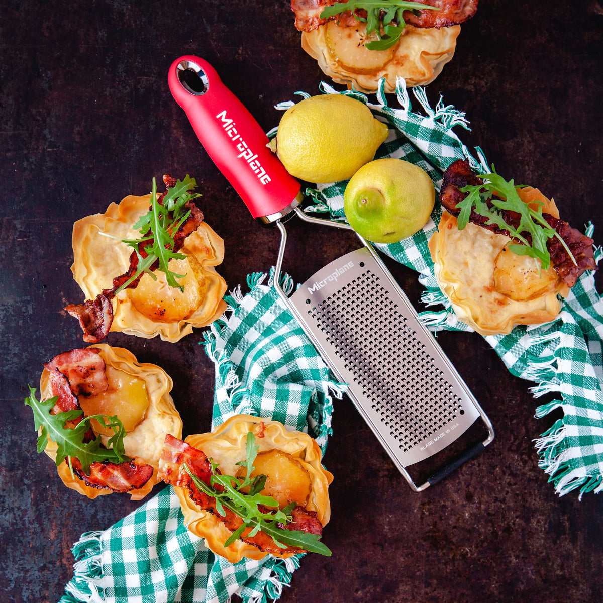 Microplane Gourmet Series grater with ergonomic soft-touch handle for comfortable use