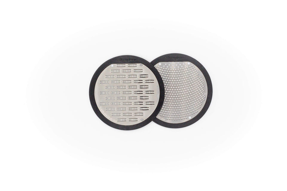 Microplane jar lid grater ribbon blade overview for airy curls and quick prep.