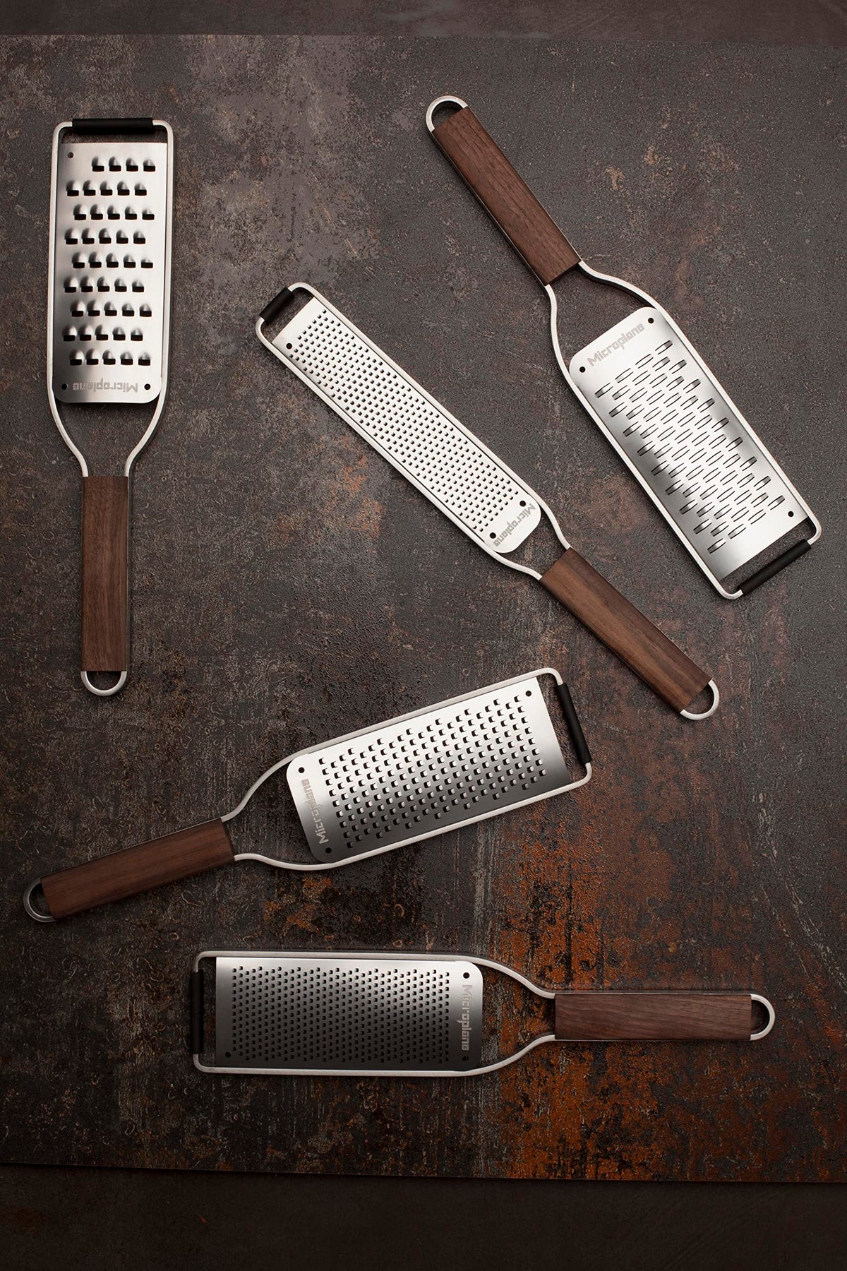 Microplane Master Series cleaning storage keeps zester ready at hand