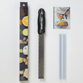 Microplane Premium Classic ultrasharp blades close-up built in the USA.