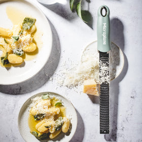 Microplane Premium Classic Zester eucalyptus green dishwasher safe for easy cleanup