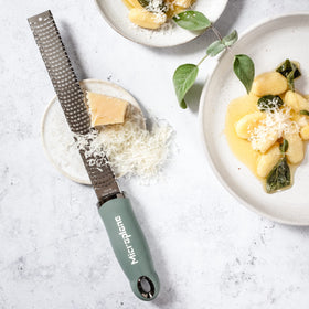 Microplane Premium Classic Zester eucalyptus green made in USA with durable blades