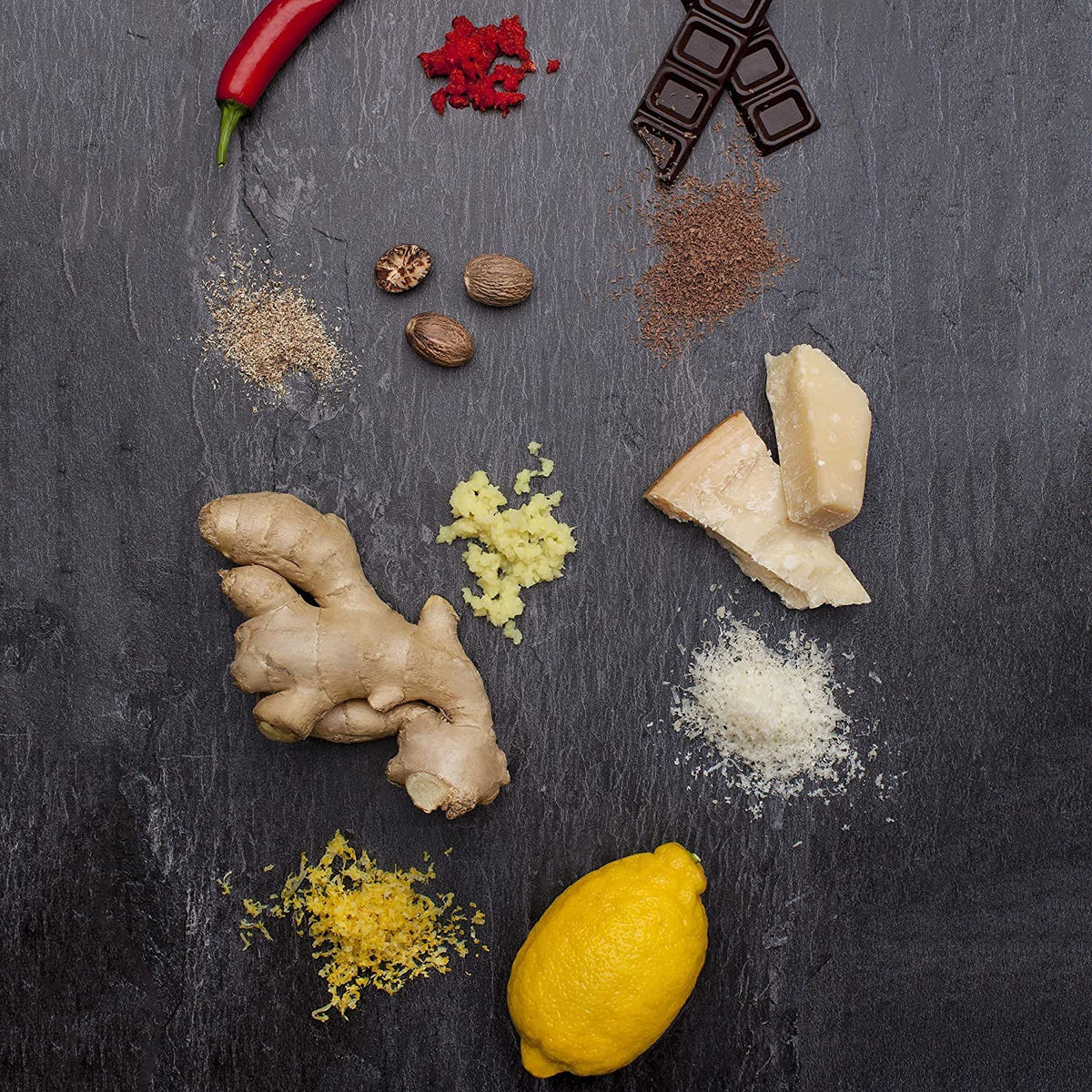 Microplane Premium Classic Zester can be hung on a magnetic strip for convenient storage.
